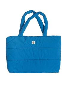 MOSS COPENHAGEN Shopper bag w kolorze niebieskim - 54 x 32 cm rozmiar: onesize. Niebieskie shopper bag Moss Copenhagen, bez wzorów, z materiału, na ramię, bez dodatków. Za 175,67 zł.