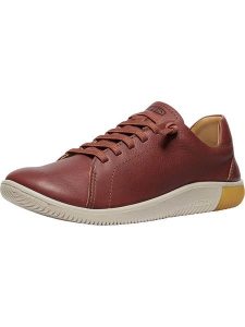 Keen Skórzane sneakersy "KNX" w kolorze czerwonym rozmiar: 38. Czerwone trampki Keen, bez wzorów, bez zapięcia. Za 267,92 zł.