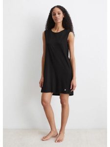 Marc O´Polo Koszula nocna w kolorze czarnym rozmiar: M. Czarne sukienki na co dzień, m, bez wzorów, bez kołnierzyka, bez ramiączek, mini, koszulowe. Za 120,45 zł.