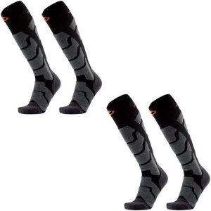 Skarpety ski dla dorosly Therm-ic Ski Insulation zestaw 2 par wysokosc kolano. Niebieskie skarpetki THERM-IC, bez wzorów. Za 199,00 zł.