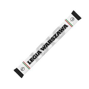 Szalik Legia Warszawa 1916. Białe szaliki LEGIA, bez wzorów, z materiału. Za 49,99 zł.