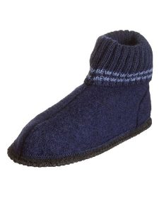 Kitz-pichler Bambosze "Kauns" w kolorze granatowym rozmiar: 25. Niebieskie kapcie Kitz-Pichler, bez wzorów, z materiału. Za 113,99 zł.