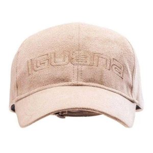 Czapka Z Daszkiem Z Logo Jukur. Brązowe czapki IGUANA, bez wzorów. Za 65,99 zł.