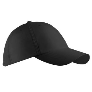 Czapka z daszkiem do golfa Inesis WW500. Czarne czapki INESIS, bez wzorów, z materiału, sportowe. Za 29,99 zł.