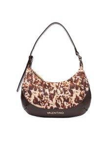 Valentino Torebka VBSAEK13 Brązowy. Brązowe torebki klasyczne Valentino, bez wzorów, z materiału, bez dodatków. Za 529,99 zł.