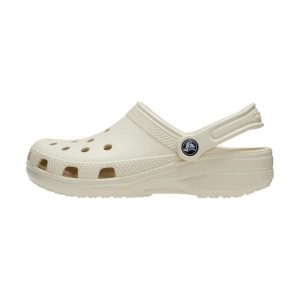 Klapki dla dorosłych Crocs Classic. Białe klapki Crocs, bez wzorów, z syntetyku, bez obcasa. Za 224,96 zł.