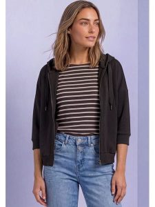 Street One Bluza w kolorze czarnym rozmiar: 34. Czarne bluzy Street One, bez wzorów, bez kaptura. Za 254,95 zł.