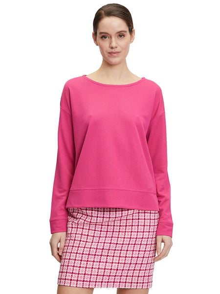 CARTOON Bluza w kolorze różowym rozmiar: 42. Różowe bluzy Cartoon, bez wzorów, bez kaptura. Za 84,21 zł.