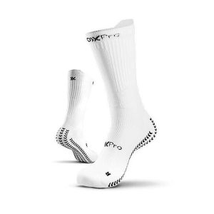 Skarpety koszykarskie SOXPro Fast Break Anti-Sprain Grip, białe. Białe skarpetki GEARXPRO, bez wzorów. Za 178,00 zł.