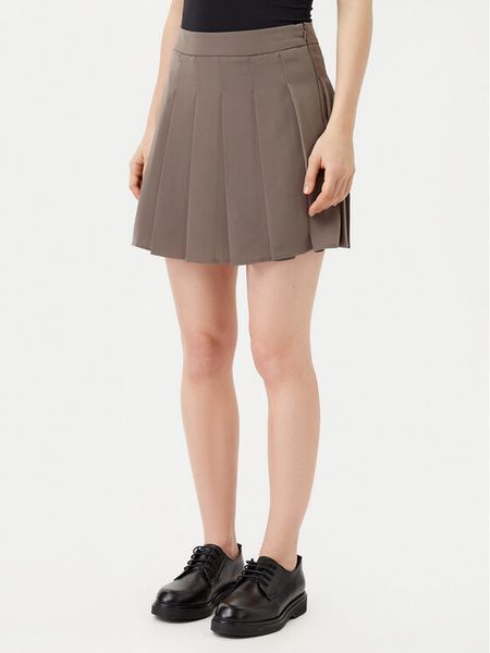 Pieces Spódnica mini Julina 17154916 Khaki Regular Fit. Brązowe spódnice Pieces, m, bez wzorów, z syntetyku, mini. Za 79,99 zł.