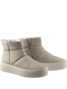 Högl Skórzane botki "Paddy" w kolorze beżowym rozmiar: 41. Brązowe botki HÖGL, bez wzorów, bez obcasa, bez zapięcia. Za 545,19 zł.