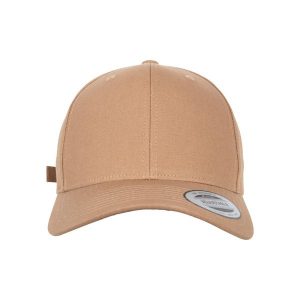Czapka Flexfit 6-panel curved metal nap. Brązowe czapki FLEXFIT, bez wzorów. Za 137,00 zł.