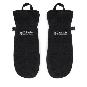 Rękawiczki Damskie Columbia. Czarne rękawiczki Columbia, bez wzorów, z dzianiny. Za 199,99 zł.