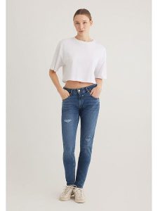 MAVI Dżinsy "Matilda" - Skinny fit - w kolorze niebieskim rozmiar: W32/L30. Niebieskie jeansy Mavi, bez wzorów. Za 164,95 zł.