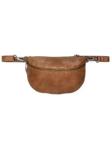 HIDE & STITCHES Skórzana saszetka w kolorze jasnobrązowym - (S)27 x (W)18,5 x (G)8,5 cm rozmiar: onesize. Brązowe nerki i saszetki HIDE & STITCHES, bez wzorów, z materiału. Za 165,99 zł.