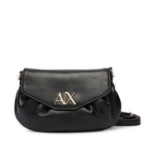 Torebka Armani Exchange. Czarne torebki klasyczne Armani Exchange, bez wzorów, bez dodatków. Za 539,99 zł.