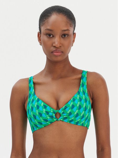 Seafolly Góra od bikini Sorrento 31467-277 Zielony. Zielone bikini Seafolly, bez wzorów, z syntetyku. Za 247,99 zł.