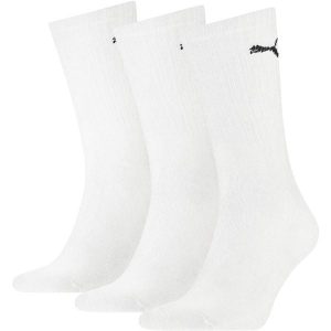SKARPETY Puma Crew Socks 3 Pack, Dla obu płci. Białe skarpetki Puma, bez wzorów, z bawełny. Za 53,99 zł.