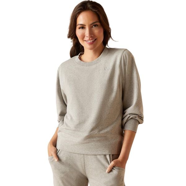 Bluza damska Ariat Memento. Szare bluzy ARIAT, bez wzorów, bez kaptura. Za 302,50 zł.