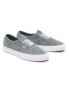 Vans Skórzane sneakersy "Authentic" w kolorze szarym rozmiar: 35. Szare trampki Vans, bez wzorów, bez zapięcia. Za 105,38 zł.