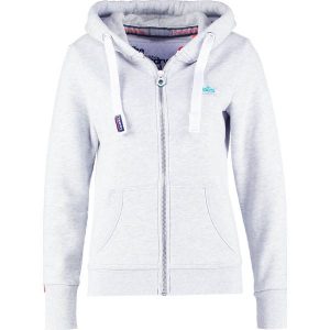 Superdry ORANGE LABEL PRIMARY ZIPHOOD Bluza rozpinana ice marl. Kardigany marki Superdry. W wyprzedaży za 305,10 zł.