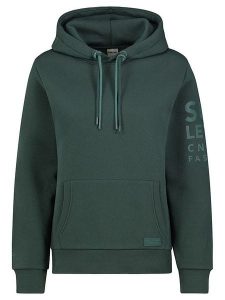 Sublevel Bluza "Mia" w kolorze ciemnozielonym rozmiar: S. Zielone bluzy Sublevel, s, bez wzorów, z kapturem. Za 162,49 zł.