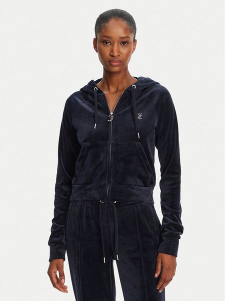 Juicy Couture Bluza Madison JCWA122001 Granatowy Slim Fit. Niebieskie bluzy Juicy Couture, xs, bez wzorów, z syntetyku, bez kaptura. Za 349,99 zł.