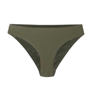 Figi Damskie W Kolorze Winogronowym. Zielone figi AQUAWAVE, bez wzorów. Za 110,99 zł.