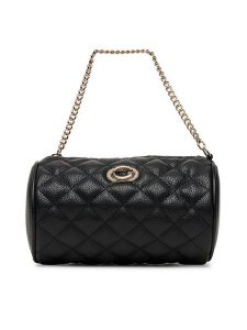 Guess Kosmetyczka PW7548 P5450 Czarny. Czarne kosmetyczki Guess, z aplikacjami, ze skóry. Za 159,99 zł.