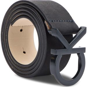 Pasek Damski CALVIN KLEIN - 3.5Cm Ck Buckle Belt K60K604749 75 448. Czarne paski marki Calvin Klein, w paski, ze skóry. Za 229,00 zł.
