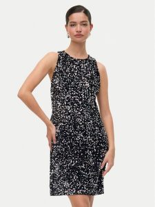 Vero Moda Sukienka koktajlowa Bella 10335720 Czarny Slim Fit. Czarne kombinezony Vero Moda, s, bez wzorów, z syntetyku, wizytowe, bez kołnierzyka, bez ramiączek. Za 199,99 zł.