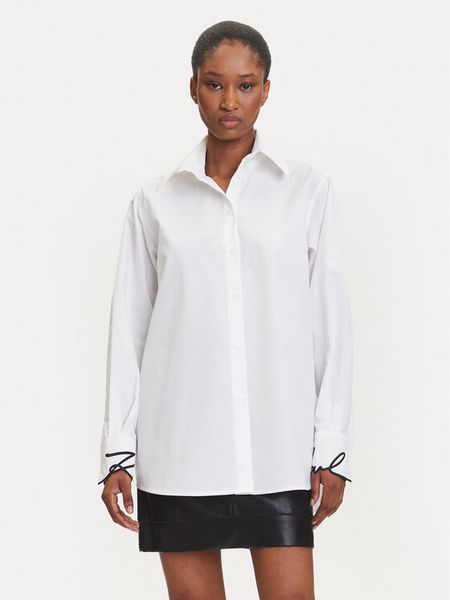 KARL LAGERFELD Koszula A3W11023 Biały Regular Fit. Białe koszule KARL LAGERFELD, bez wzorów, z bawełny, bez kołnierzyka, bez ramiączek. Za 466,99 zł.