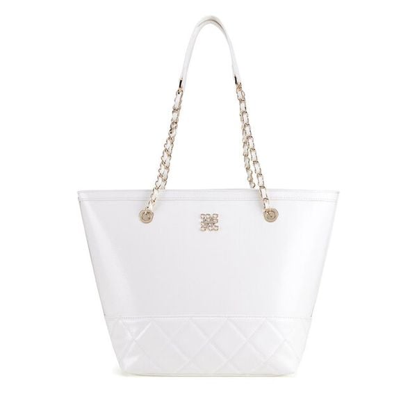 Torebka Nine West. Białe shopper bag Nine West, bez wzorów, bez dodatków. Za 229,99 zł.