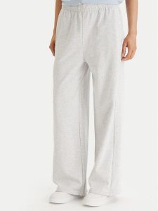 Tommy Hilfiger Spodnie dresowe UW0UW06180 Szary Wide Leg. Szare spodnie dresowe TOMMY HILFIGER, xs, bez wzorów, z bawełny. Za 289,99 zł.