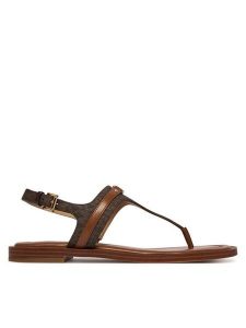 MICHAEL Michael Kors Sandały 40S6MAFS1B Brązowy. Brązowe sandały MICHAEL Michael Kors, bez wzorów, ze skóry, bez obcasa, na płaskiej podeszwie, bez zapięcia. Za 529,99 zł.