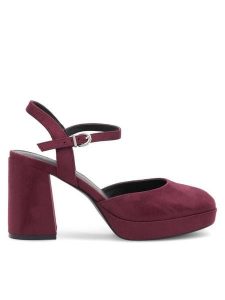 Jenny Fairy Czółenka Irma WYL04093-1 Bordowy. Czerwone czółenka Jenny Fairy, bez wzorów, z materiału, bez obcasa, bez zapięcia. Za 139,99 zł.