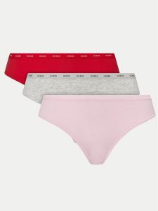 Guess Komplet 3 par fig klasycznych O4GG15 K6YW1 Kolorowy. Komplety bielizny Guess, z aplikacjami, z bawełny. Za 99,99 zł.