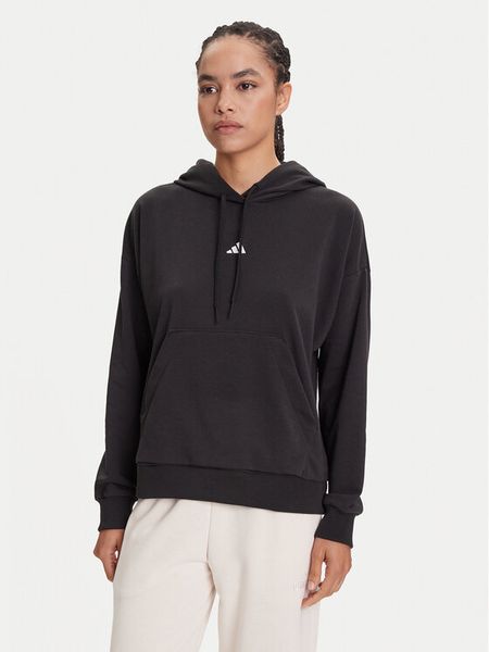 Adidas Bluza Essentials Small Logo JD7989 Czarny Regular Fit. Czarne bluzy ADIDAS, l, bez wzorów, z bawełny, bez kaptura. Za 149,99 zł.