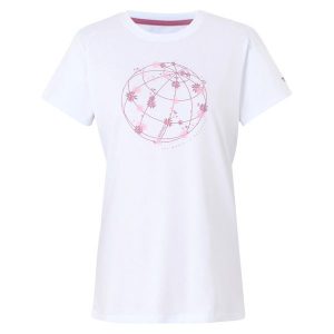 Koszulka Damska Fingal IX Globe. Białe bluzki Regatta, xl, bez wzorów, sportowe, bez kołnierzyka, bez ramiączek. Za 74,99 zł.