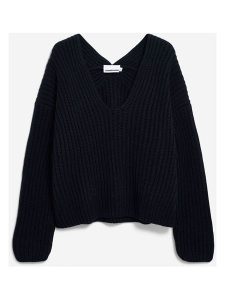 Armedangels Wełniany sweter "Tianaa" w kolorze czarnym rozmiar: S. Czarne swetry oversize ARMEDANGELS, s, bez wzorów, z poliamidu, bez ramiączek. Za 217,53 zł.