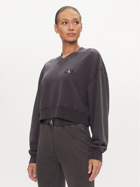 Calvin Klein Jeans Bluza J20J223079 Szary Relaxed Fit. Szare bluzy Calvin Klein Jeans, l, bez wzorów, z bawełny, bez kaptura. Za 229,99 zł.