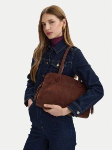 LOVE MOSCHINO Torebka JC4272PP0OKJ0313 Brązowy. Brązowe torebki klasyczne LOVE MOSCHINO, bez wzorów, ze skóry, bez dodatków. Za 610,99 zł.