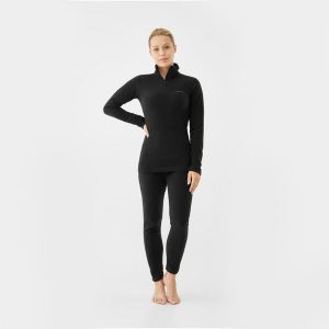Komplet bieliny termoaktywnej narciarskiej damskiej Viking Arctica Polartec. Czarne komplety bielizny Viking, bez wzorów. Za 229,90 zł.