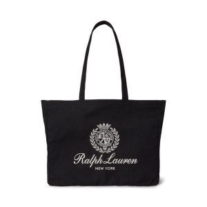 Torebka Polo Ralph Lauren. Czarne torebki klasyczne Polo Ralph Lauren, bez wzorów, bez dodatków. Za 519,99 zł.