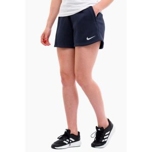 Krótkie Spodenki Sportowe Damskie Nike CW6963 451 Granatowy. Białe spodenki sportowe Nike, bez wzorów, sportowe. Za 170,30 zł.