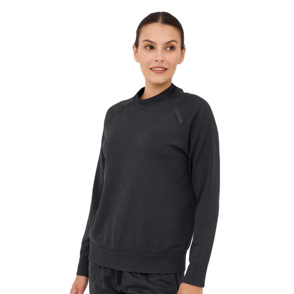 Bluza damska wełniana Brubeck OUTDOOR MERINO. Szare bluzy Brubeck, xl, bez wzorów, z elastanu, bez kaptura. Za 249,00 zł.