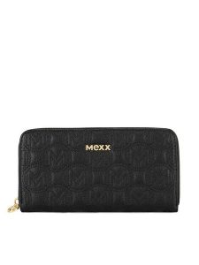MEXX Portfel MEXX-W1-001-AW24 Czarny. Czarne portfele Mexx, bez wzorów, z poliesteru. Za 89,99 zł.