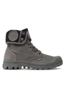Palladium Trapery Baggy 92353-029-M Szary. Szare buty zimowe Palladium, z materiału, bez obcasa, bez zapięcia. Za 356,15 zł.
