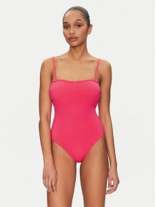 Seafolly Strój kąpielowy Sea Dive 11011DD861 Różowy. Czerwone stroje jednoczęściowe Seafolly, bez wzorów, z syntetyku. Za 329,99 zł.