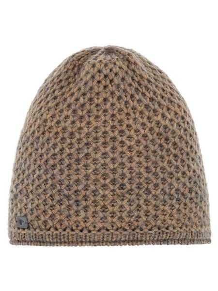 Eisbär Czapka "Tula" w kolorze szaro-jasnobrązowym rozmiar: onesize. Brązowe czapki Eisbar, z aplikacjami, z wełny. Za 78,66 zł.